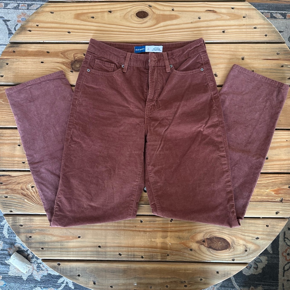 OLD NAVY HIGH-WAISTED OG LOOSE CORDUROY PANTS - Picture 2 of 6